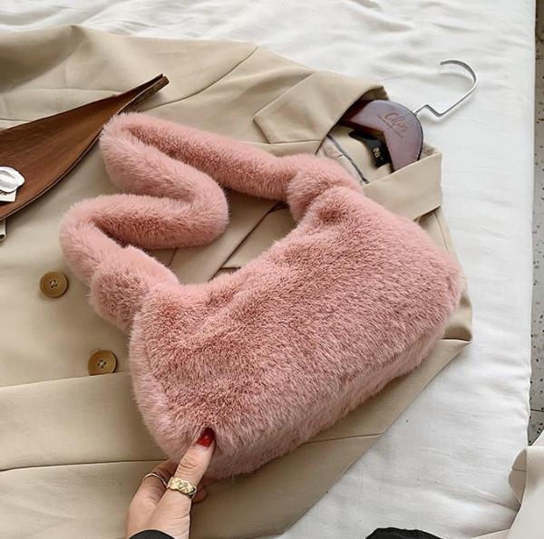 Fashion One Shoulder Fur Versatile Crossbody Bag RH-2037