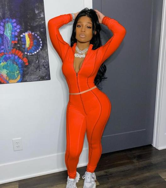 Fashion Zipper V-Neck Long Sleeves Mini Top With Trousers Two Piece Sets MY167