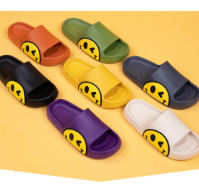 Slippers female summer indoor sandals and slippers fashion cartoon smiley student couple sandals mal