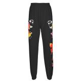 Casual Printed Drawstring Straight Long Pants AP6245