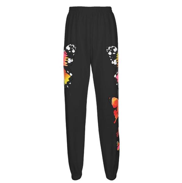 Casual Printed Drawstring Straight Long Pants AP6245