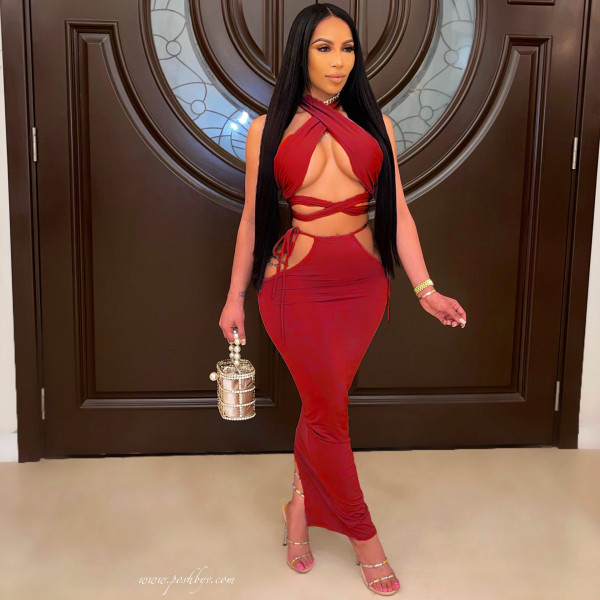 How to wear sexy dresses with more straps nightclub dresses FF1099