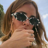 Oval speckle shade sunglasses KD95129