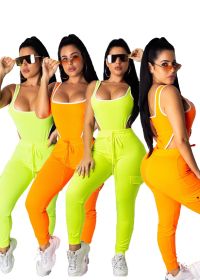 Sexy women\'s solid color two-piece suit YSI5222