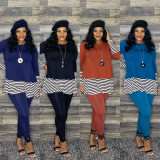New style long-sleeved trousers casual loose two-piece suit AW5825