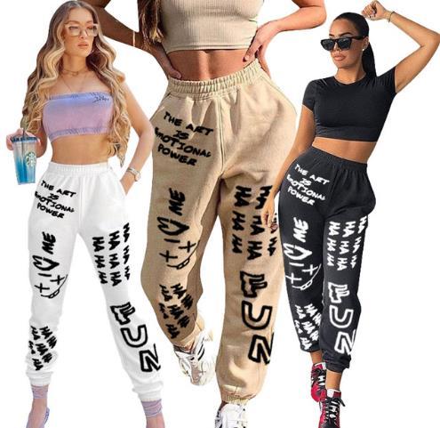 Street trendy women's straight leg pants casual pants YSI0031