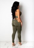 Women's sexy bandages and more ways to wear nightclub jumpsuits FF1076