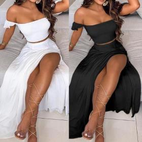 Fashion sexy Womens new tube top two-piece dress HC714