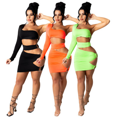 Color print nightclub dress sexy fashion diamond Womens dress CN0097