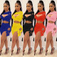 Irregular bow tie dress two-piece suit HR8167