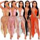 Womens fashion sexy hand-knitted crochet woven ladies beachwear swimsuit suit ZSC085