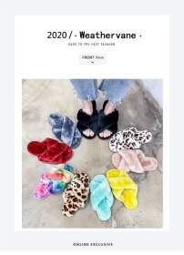 Cute Cross Strap Plush Slippers Plus Size Shoes HWJ309