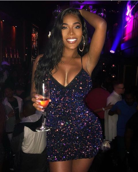 Sexy Sequins Suspenders Backless Mini Bodycon Dress  1240A
