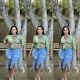 Broken elastic dragonfly jeans women 968