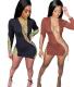 Womens new lace-up solid color irregular lace-up embroidered sexy dress SSD2102105