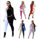 Spring and summer casual color matching sports two-piece suit OEP6252