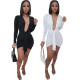 Deep V Irregular Sexy Dress LY015