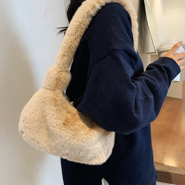 Fashion One Shoulder Fur Versatile Crossbody Bag RH-2037