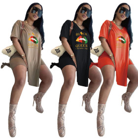 Fashion Womens V-neck casual suit MY050
