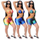 Bikini Tie-Dye Three-Color Two-Piece Set TH209