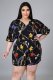 Loose digital print jumpsuit QJ5287