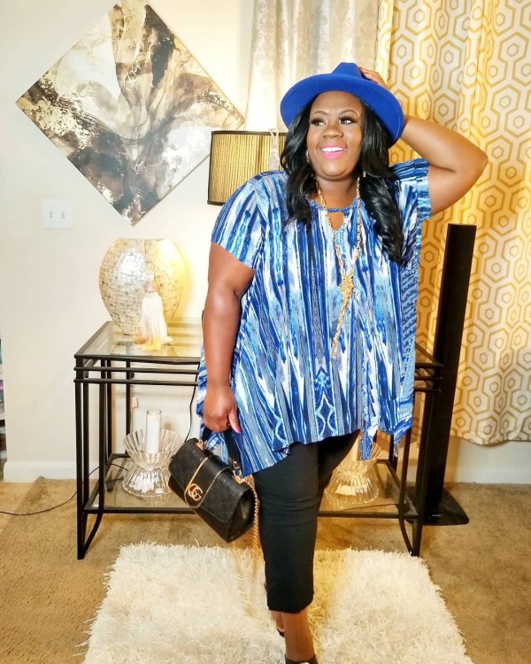 Simple and versatile loose large size fat woman T-shirt L2151