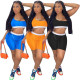 Multicolor solid color sexy 2-piece female SZ9092