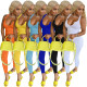 Camisole, deep V-neck, super elastic small pit strip jumpsuit ZH8530