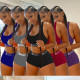 Yoga sports suit two-piece honeycomb-shaped webbing ZH8516
