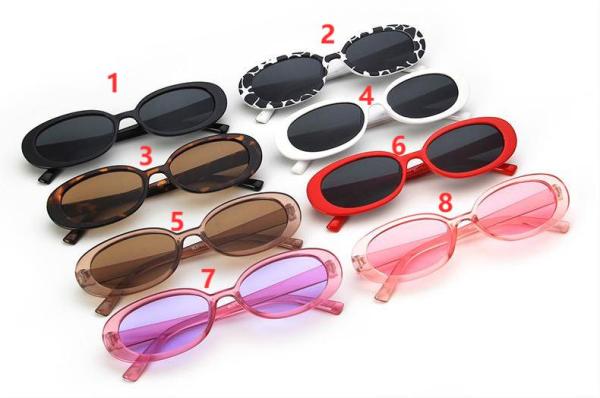 Oval speckle shade sunglasses KD95129