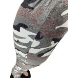 Camouflage printed camisole two-piece casual suit FM2017