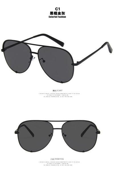 Metal double beam sunglasses KD6256