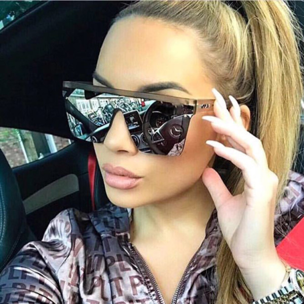 Big frame rice nail sunglasses KD5121