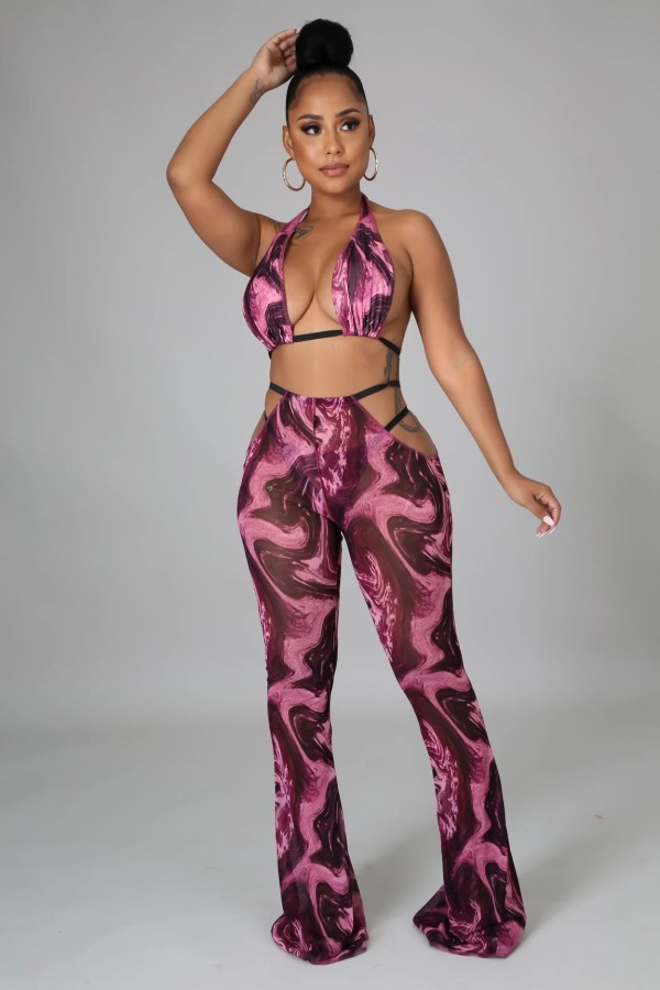 New slim sexy three-piece nightclub clothes LS6438