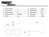 Large frame one-piece sunglasses KD6979