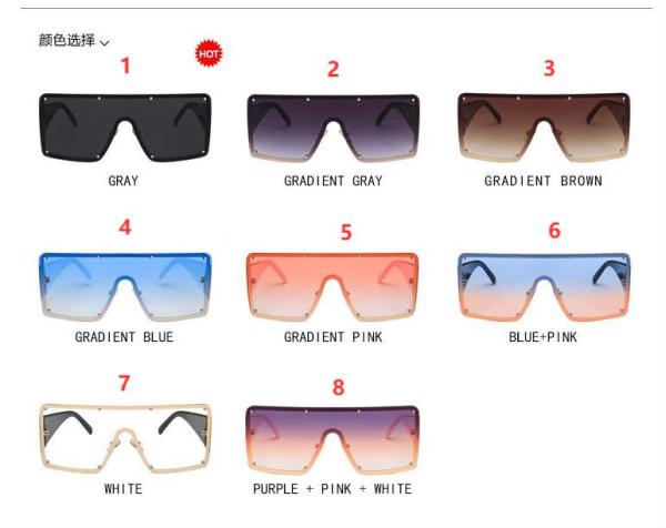 Square One Piece Sunglasses KD8003