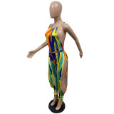 Sling sexy split jumpsuit GH036