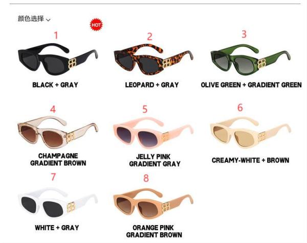 Triangle cat eye sunglasses KD98054