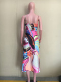 Two-piece high-definition printed one-piece swimsuit ORY5189