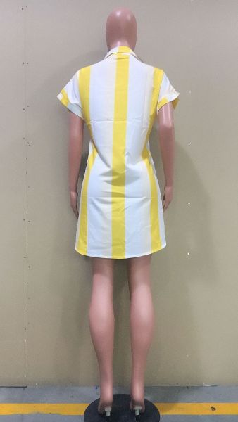 Digital printed casual shirt dress ORY5192