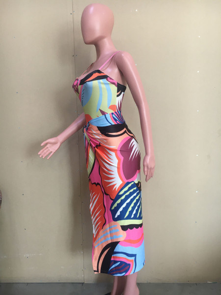 Two-piece high-definition printed one-piece swimsuit ORY5189