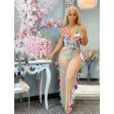 Swimsuit suit + fungus trousers D8446
