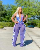 Swimsuit suit + fungus trousers D8446