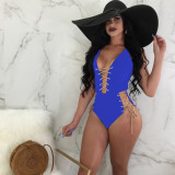 Sexy strappy one-piece swimsuit, a variety of ways to wear B9079