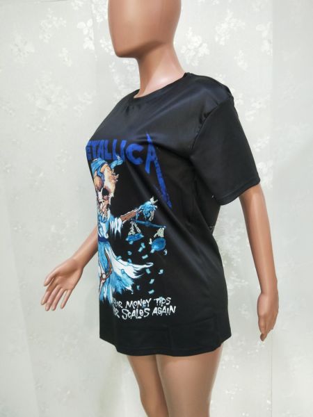 Fashion printed casual T-shirt B9265