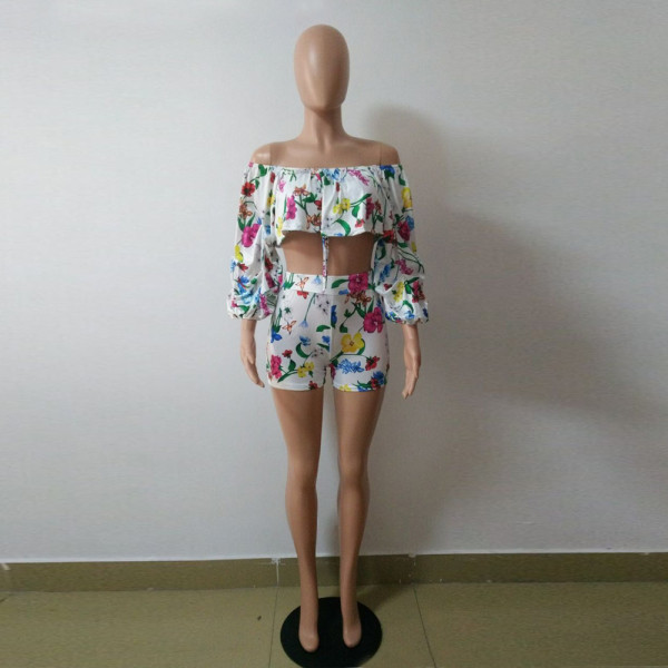 Two-piece digital printing piled sleeves B9071