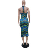 Wrapped chest independent lace dress BN167