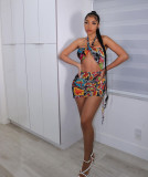 Sexy two-wear swimsuit elastic band dress BN162