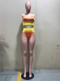 3-piece cloak swimsuit OL6047