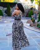 Sleeveless Hollow Wide Leg Pants Jumpsuit OL6059